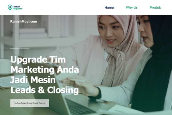 Rumah Mugi - Website Marketing Properti