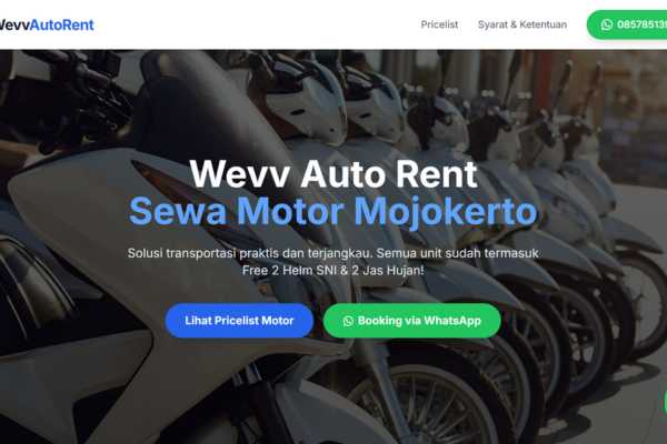 Wevv Auto Rent - Sewa Motor Mojokerto